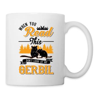 Gerbil Gift Racing Rat Germesau - Mug - white - Right