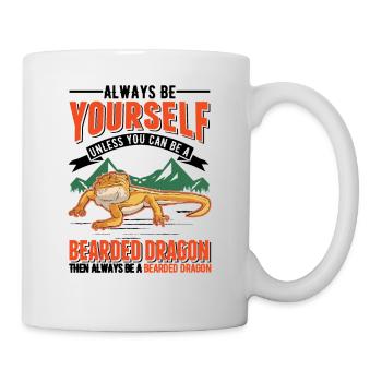 Bearded Dragon Pogona Gift - Mug - white - Right