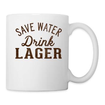 Save water drink storage - Mug - white - Right