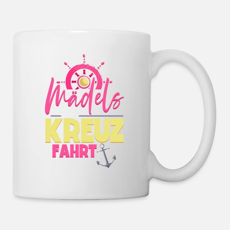 Mädchen Frauen Kreuzfahrt - Tasse - Weiß