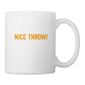 I Love Disc Golf Funny Disc Golf Player Funny Fris - Tasse - Weiß - Rechts