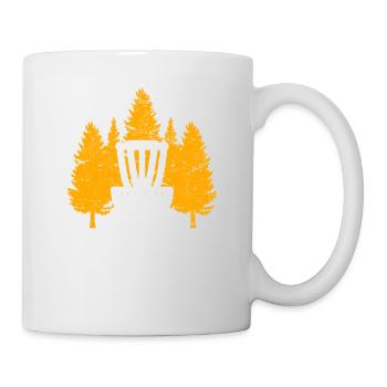 Tree-Nied Disc Golf Players Funny Frisbee Golf Dis - Tasse - Weiß - Rechts
