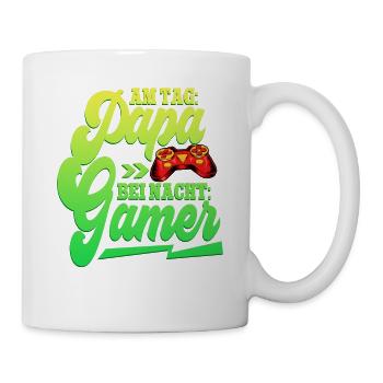 Zocken Gaming Papa - Mug blanc - blanc - Droite