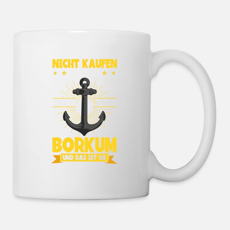 Borkum - Tasse - Weiß
