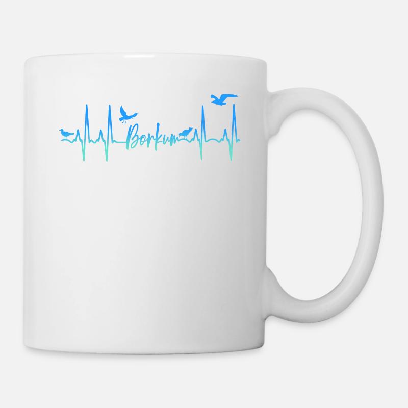 Borkum - Tasse - Weiß