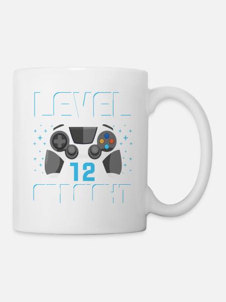 Level 12 Erreicht Gamer - Tasse - Weiß