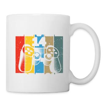 Level 14 Erreicht Gamer - Tasse - Weiß - Rechts
