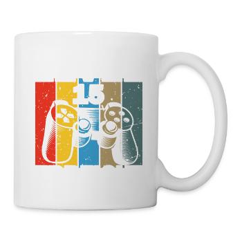 Level 15 Erreicht Gamer - Tasse - Weiß - Rechts
