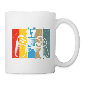 Level 17 Erreicht Gamer - Tasse - Weiß - Rechts
