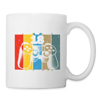 Level 18 Erreicht Gamer - Tasse - Weiß - Rechts