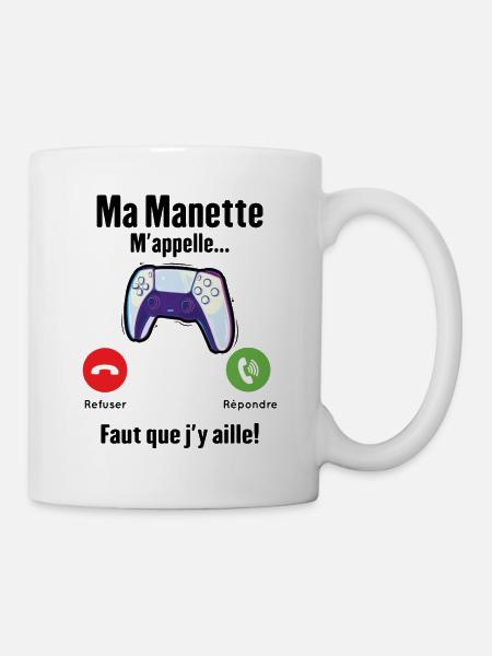 Ma manette m' appelle humour cadeau - Mug blanc - blanc