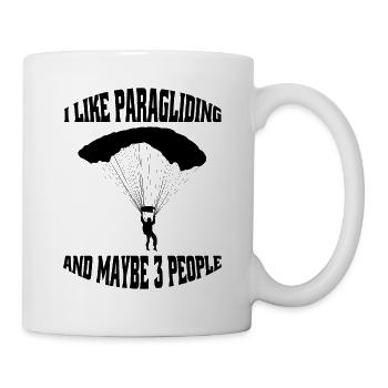 Gleitschirmfliegen Paragleiter Parapente - Mug blanc - blanc - Droite