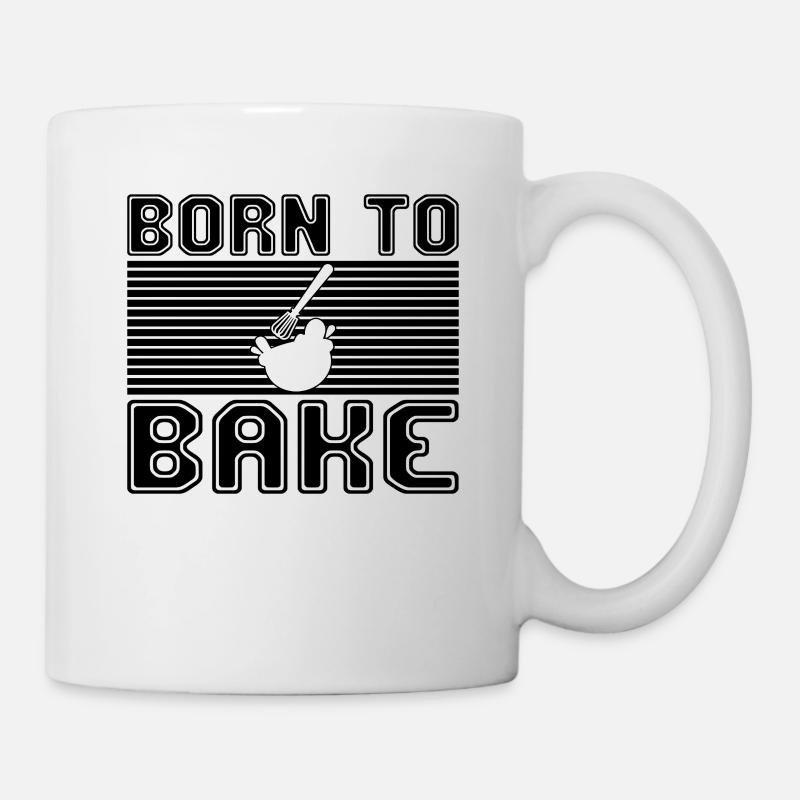 Backen - Tasse - Weiß