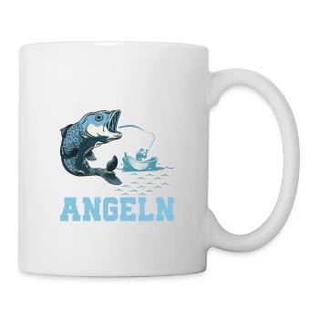Les gars cool vont à la pêche Pêcheur Pêcheur Pêcheur - Mug blanc - blanc - Droite