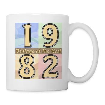 BIRTHDAY YEAR 1982 - Mug - white - Right