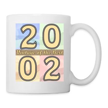 BIRTHDAY YEAR 2002 - Mug - white - Right