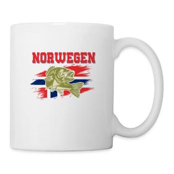 Je dois aller en Norvège le poisson me manque A - Mug blanc - blanc - Droite