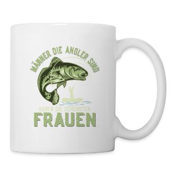 Les hommes qui sont pêcheurs ont les plus belles femmes - Mug blanc - blanc - Droite