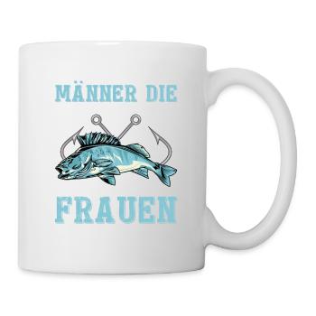 Les hommes qui sont pêcheurs ont les plus belles femmes - Mug blanc - blanc - Droite
