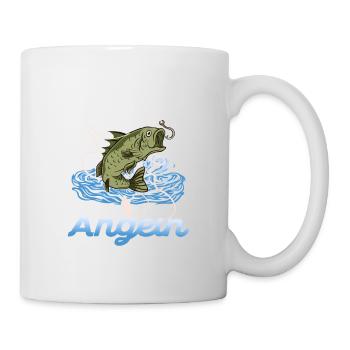 It's enough for me I go fishing fisherman angler - Mug - white - Right