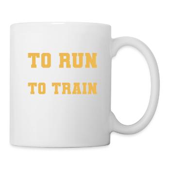 S’entraîner pour courir ne pas courir pour s’entraîner au marathon - Mug blanc - blanc - Droite
