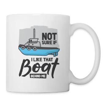 Remorqueur Marin Capitaine Bateau Propriétaire Mer - Mug blanc - blanc - Droite