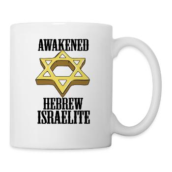 Awakened Hebrew Israelite Israel Jewish Israeli - Mug - white - Right
