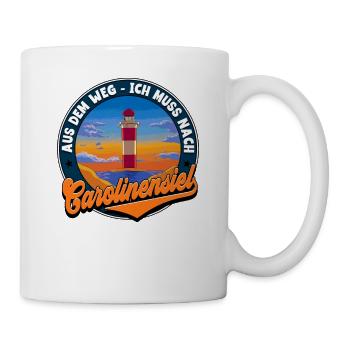 Carolinensiel - Tasse - Weiß - Rechts
