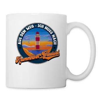 Krummhörn-Greetsiel - Tasse - Weiß - Rechts