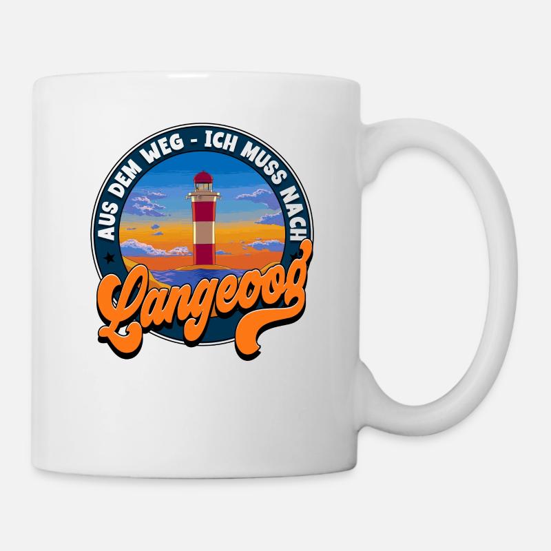 Langeoog - Tasse - Weiß