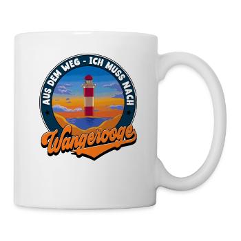 Wangerooge - Tasse - Weiß - Rechts
