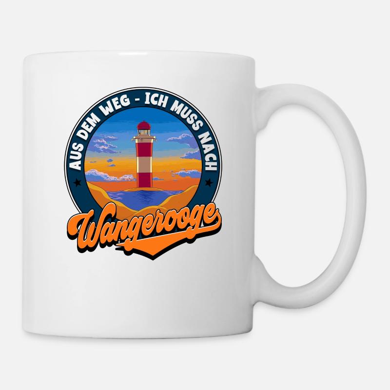 Wangerooge - Tasse - Weiß