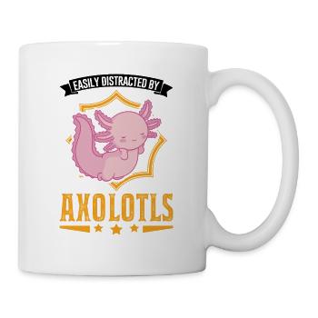 Facilement distrait par Axolotls Tail Luch - Mug blanc - blanc - Droite