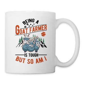 Chèvre Cadeau Chèvre Gardien Chèvre - Mug blanc - blanc - Droite