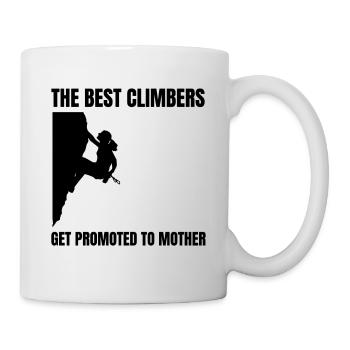 Klettern Wandern Mama Bergsteigen Bouldern Mutter - Tasse - Weiß - Rechts