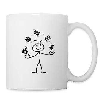 Photography Camera Photo Stick Figure Photographer - Mug - white - Right
