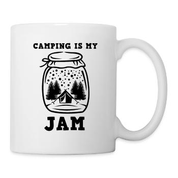 Mountain range mountains hiking nature - Mug - white - Right