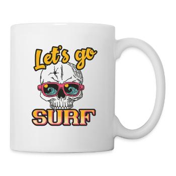 Surfen - Tasse - Weiß - Rechts