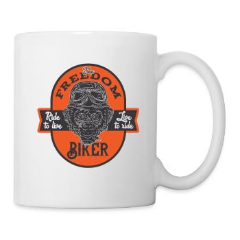 Bikers, motorcyclists - Mug - white - Right