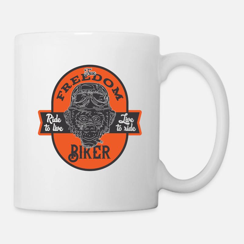 Bikers, motorcyclists - Mug - white