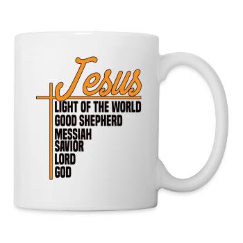 Jésus Lumière du Monde - Jésus-Christ - Mug blanc - blanc - Droite