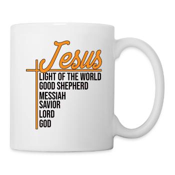 Jésus Lumière du Monde - Jésus-Christ - Mug blanc - blanc - Droite