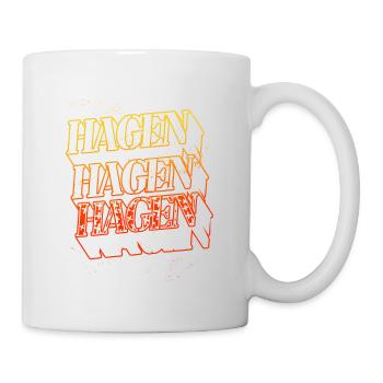 Hagen Germany City Skyline Home Font - Mug - white - Right