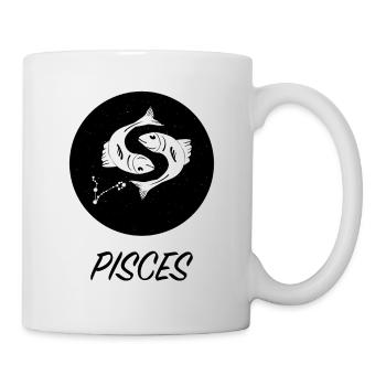 Zodiac Sign Pisces Constellation Zodiac Sign Pisces Constellation - Mug - white - Right