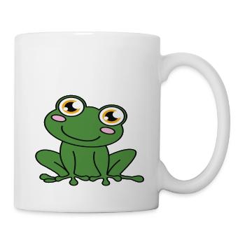 Ich Bin Der Mama-frosch - Tasse - Weiß - Rechts