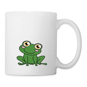 Life is better with a frog - Mug - white - Right