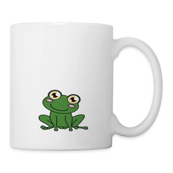 La liste de contrôle d’aujourd’hui Réveillez-vous Aimez ma grenouille Sommeil - Mug blanc - blanc - Droite