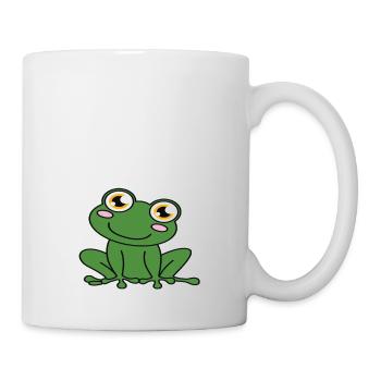 Man Kann Nie Zu Viele Frösche Haben - Tasse - Weiß - Rechts