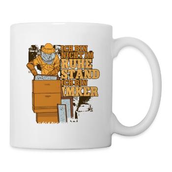 Rentner Opa Bienenzüchter Imker - Tasse - Weiß - Rechts