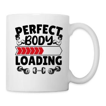 Perfect Body Loading - Tasse - Weiß - Rechts